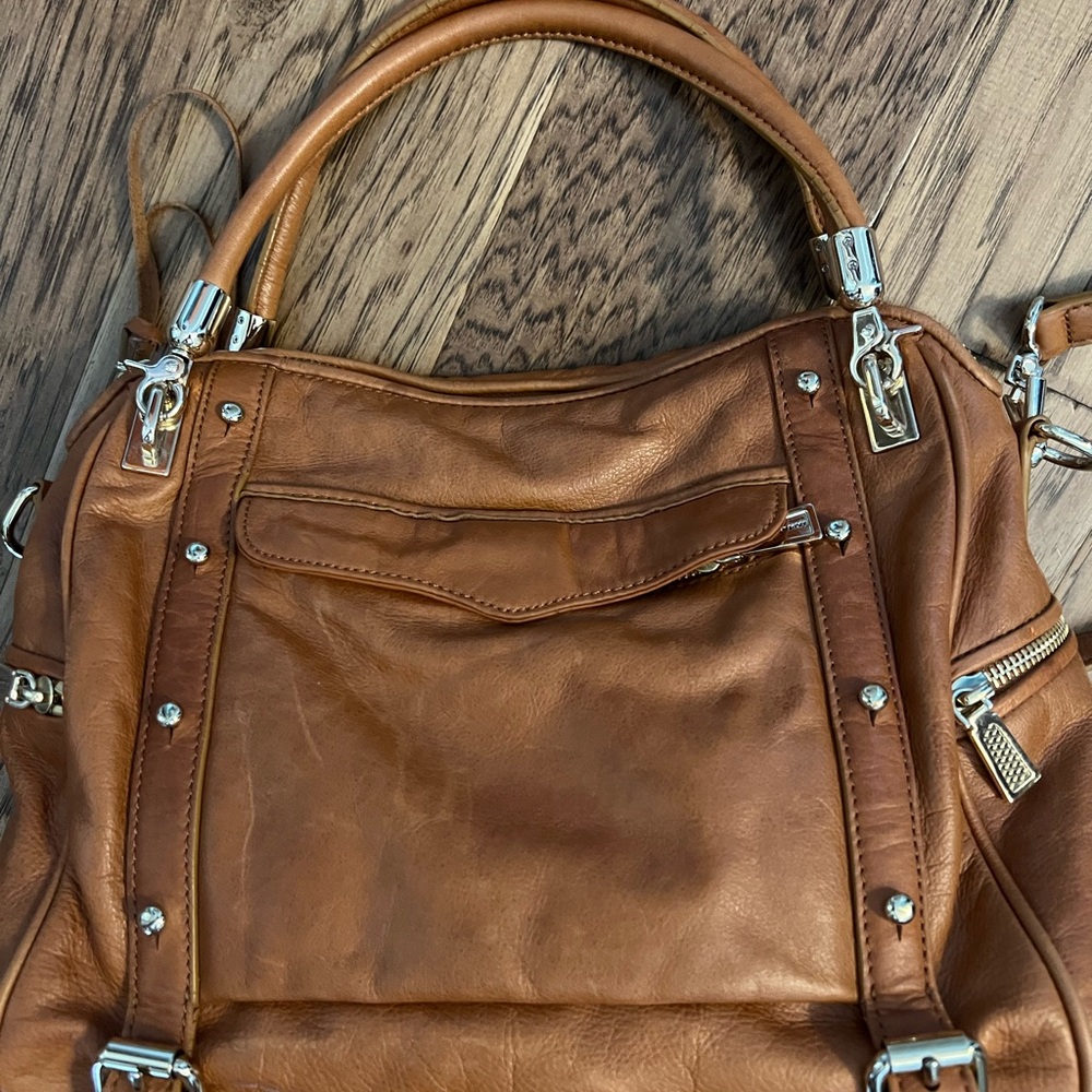 Rebecca Minkoff cupid satchel tan bag - Picture 8 of 16